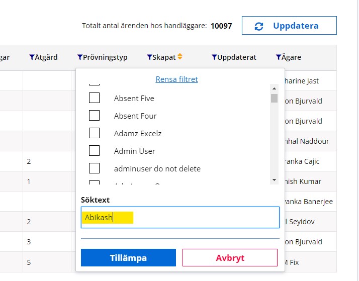 Upper function is added in report definition populated table Support